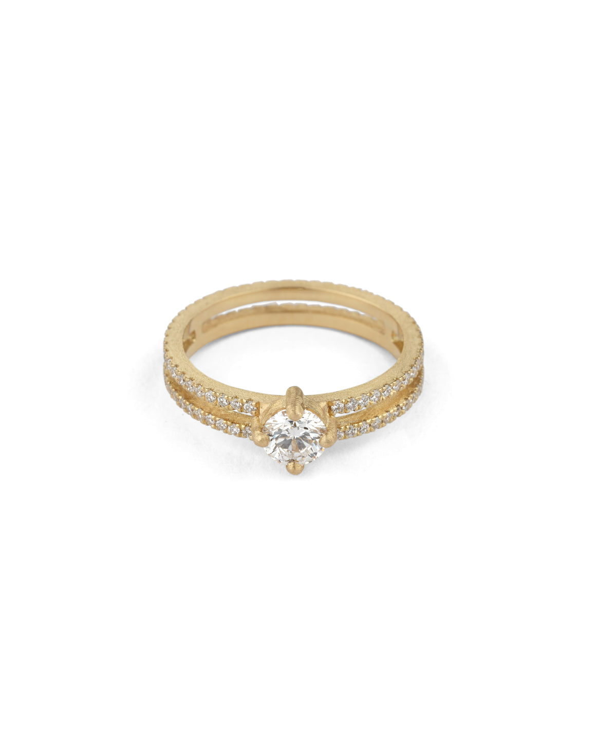 Natural Diamond Split Solo Set Bands