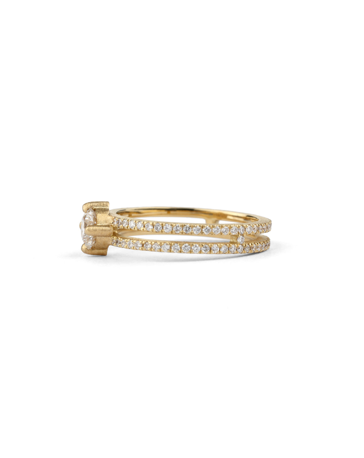 Natural Diamond Split Solo Set Bands
