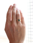 Teal Sapphire Luno Six Ring