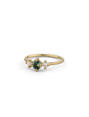 Bi-colour Round Trio Ring