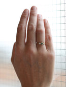Bi-colour Round Trio Ring