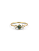 Bi-colour Round Trio Ring