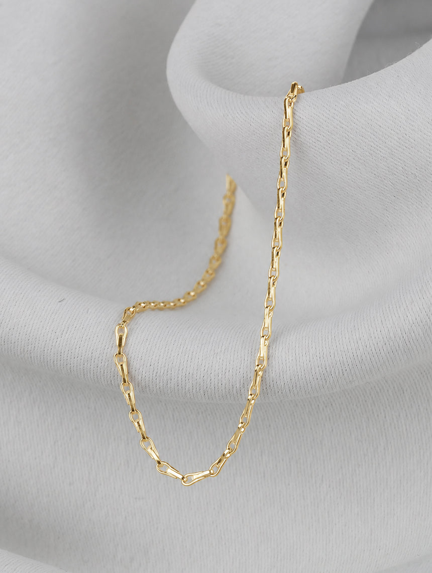 9ct Gold Teardrop Chain