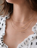 18ct Gold Teardrop Chain