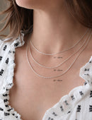 Silver Teardrop Chain