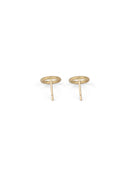 Textured Circle Earstuds