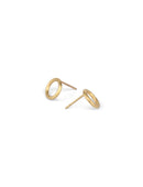 Textured Circle Earstuds