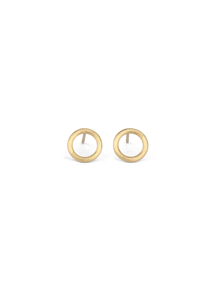 Textured Circle Earstuds