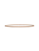 Three Strand Rope Bangle - Extra Fine