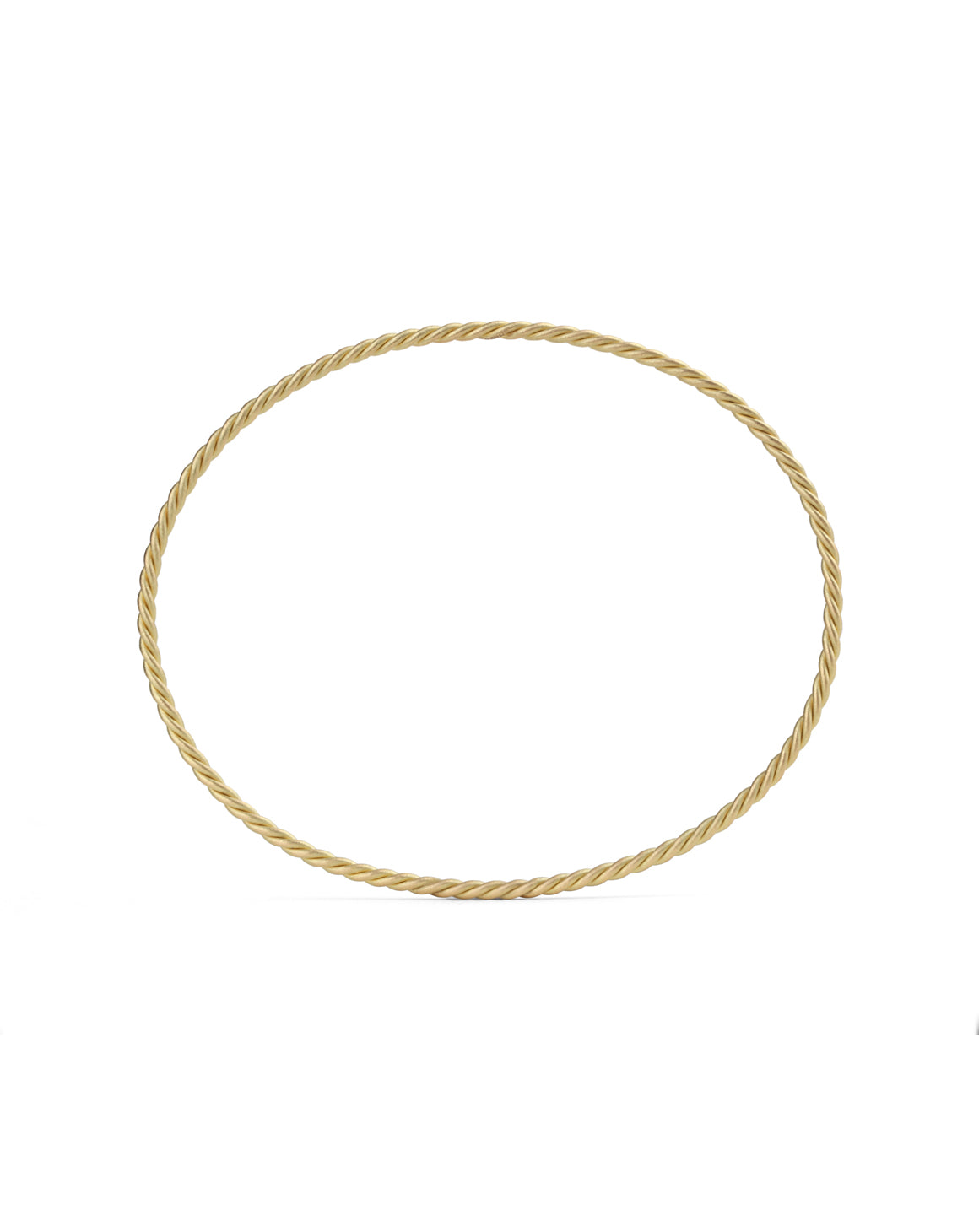 Three Strand Rope Bangle - Extra Fine