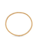 Three Strand Rope Bangle - mixed metal - standard