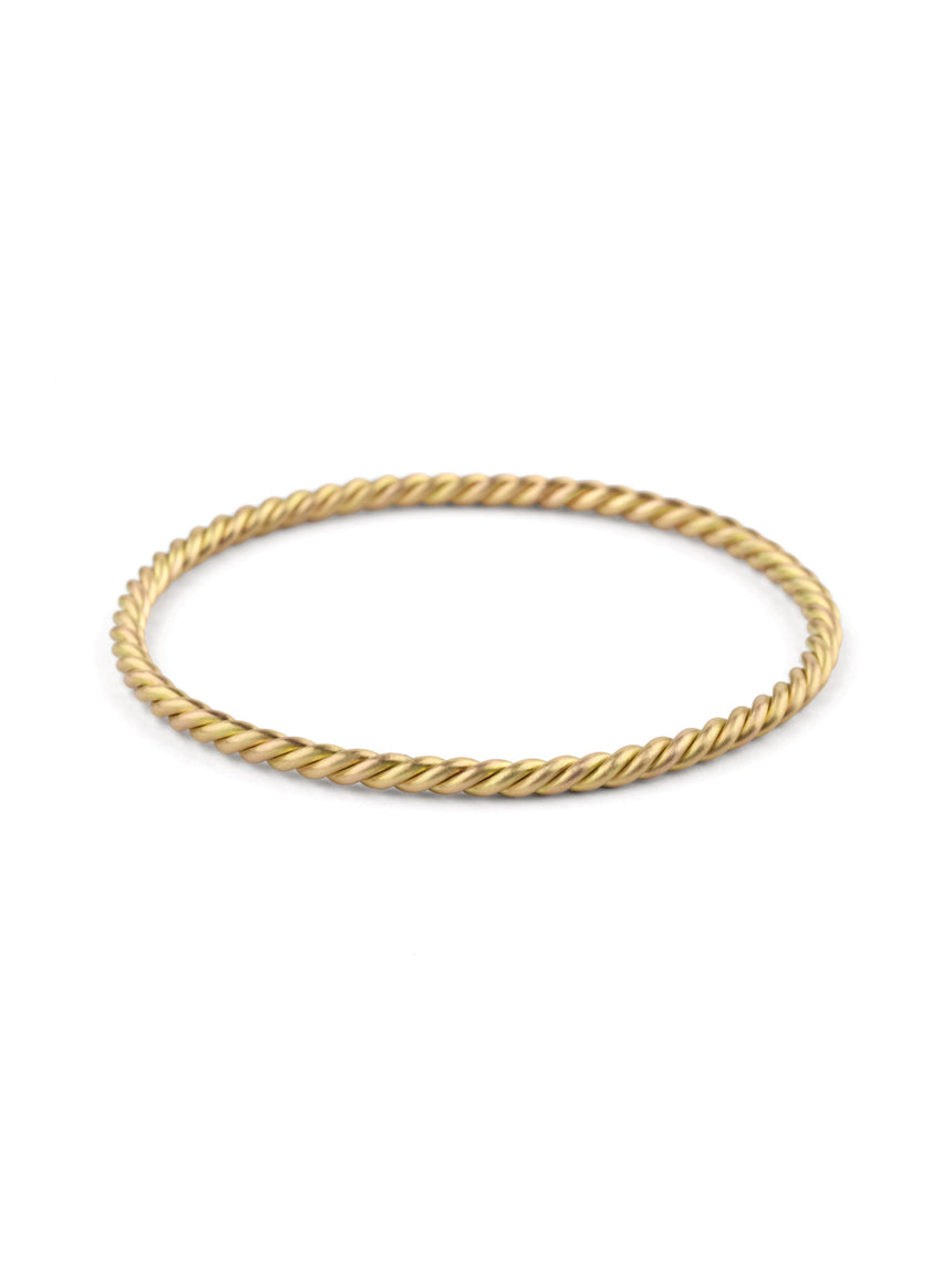 Three Strand Rope Bangle - standard
