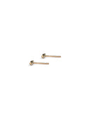 Two Strand Rope Earstuds - mixed metal