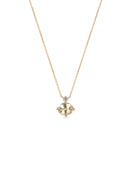 Yellow Sapphire Oval Duo Pendant