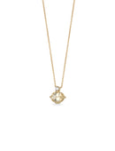 Yellow Sapphire Oval Duo Pendant