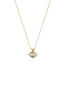 Yellow Sapphire Oval Duo Pendant