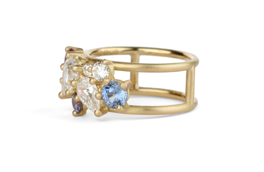 Birthstone Cluster Ring – Shimell and Madden