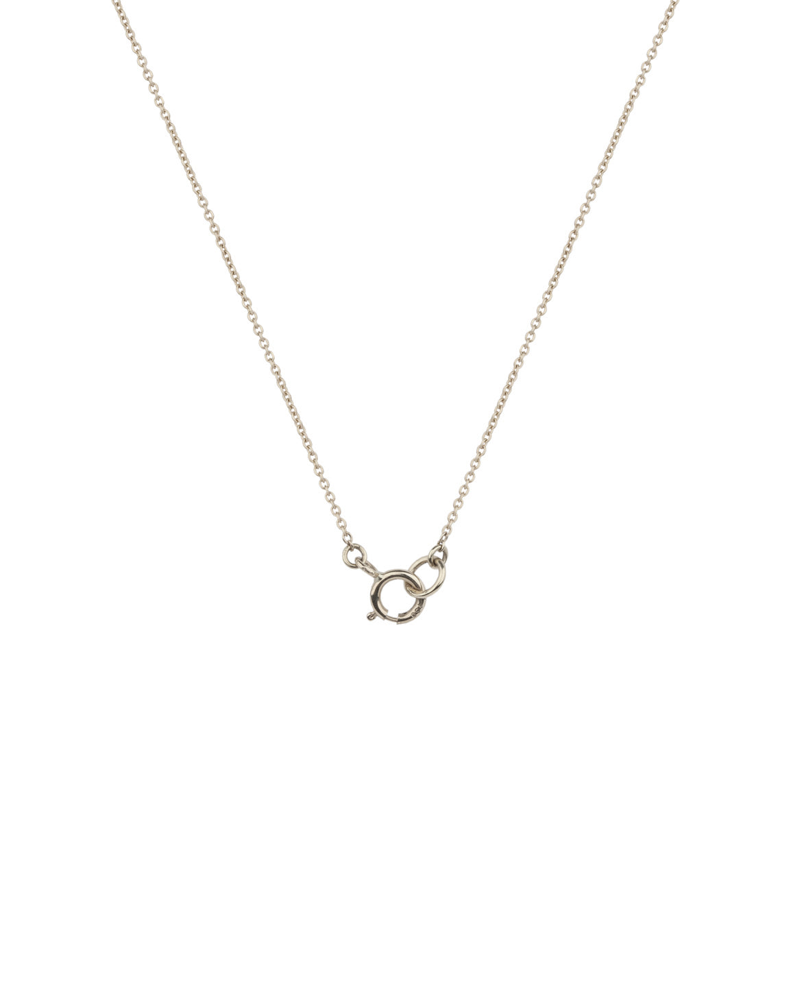 18ct white gold necklace clasp.