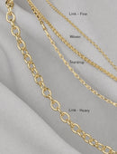 18ct Gold Woven Chain