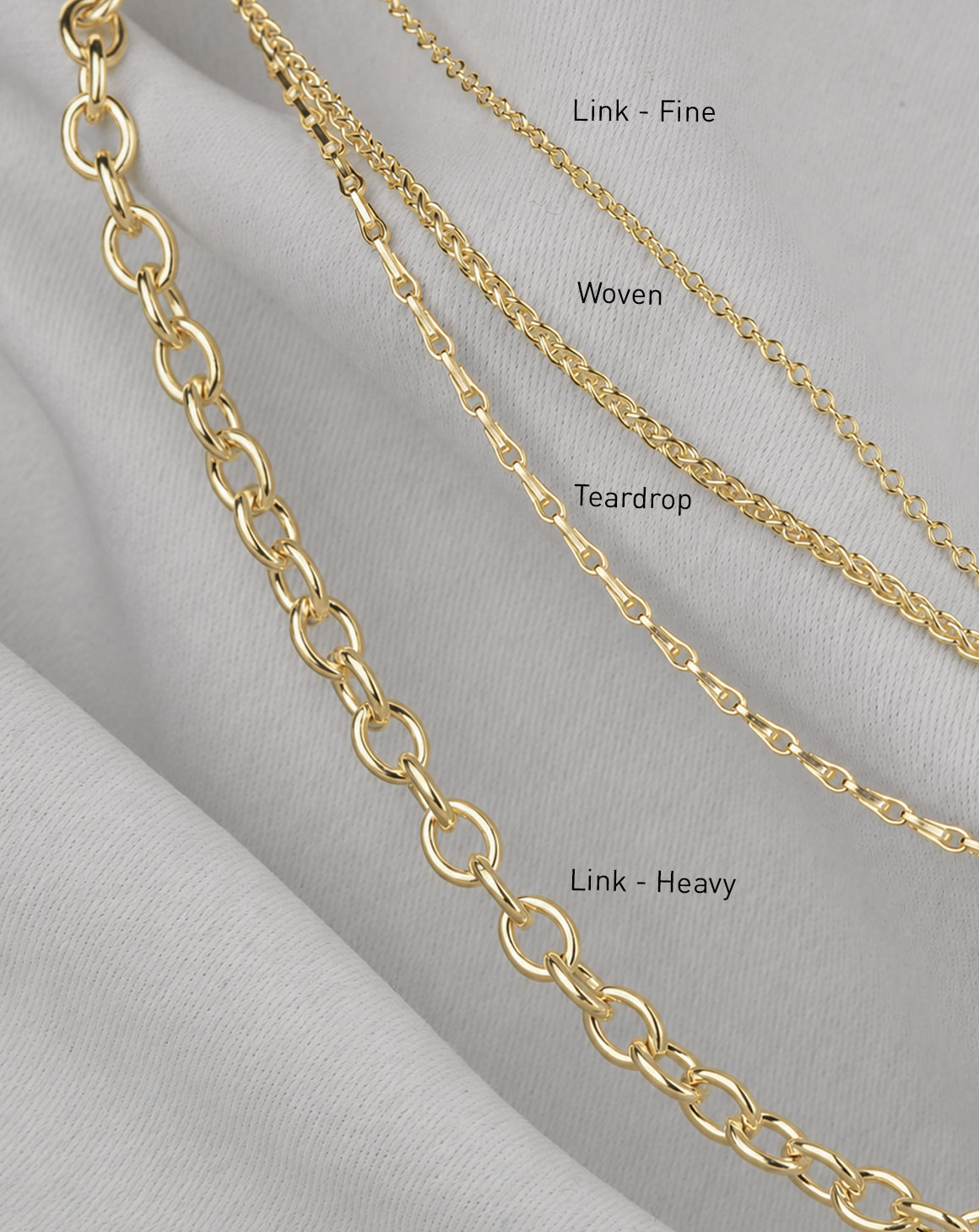 18ct Gold Woven Chain