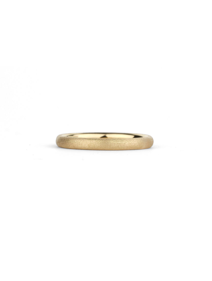 Oval Textured Band - 2mm