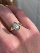 Pear Lab Diamond Mirror Contour Ring