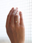 Diamond Round Solo Ring - 0.50ct