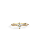 Natural Diamond Round Solo Engagement Ring - 0.50ct