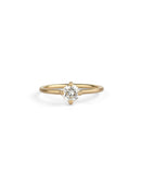 Diamond Round Solo Ring - 0.50ct