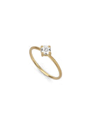 Diamond Round Solo Ring - 0.40ct