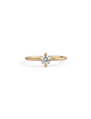 Diamond Round Solo Ring - 0.40ct