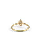 Diamond Oval Solo Ring - 0.50ct