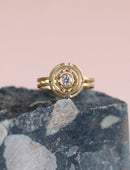 Diamond Four Circle Ring