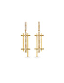 Natural Diamond Parallel Vertical Earrings