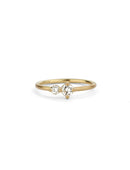 Round Duo Ring - diamond