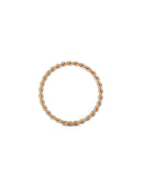 Two Strand Rope Ring - mixed metal - fine