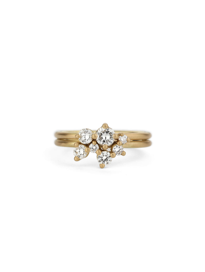 Ursa Diamond Engagement and Wedding Ring Set